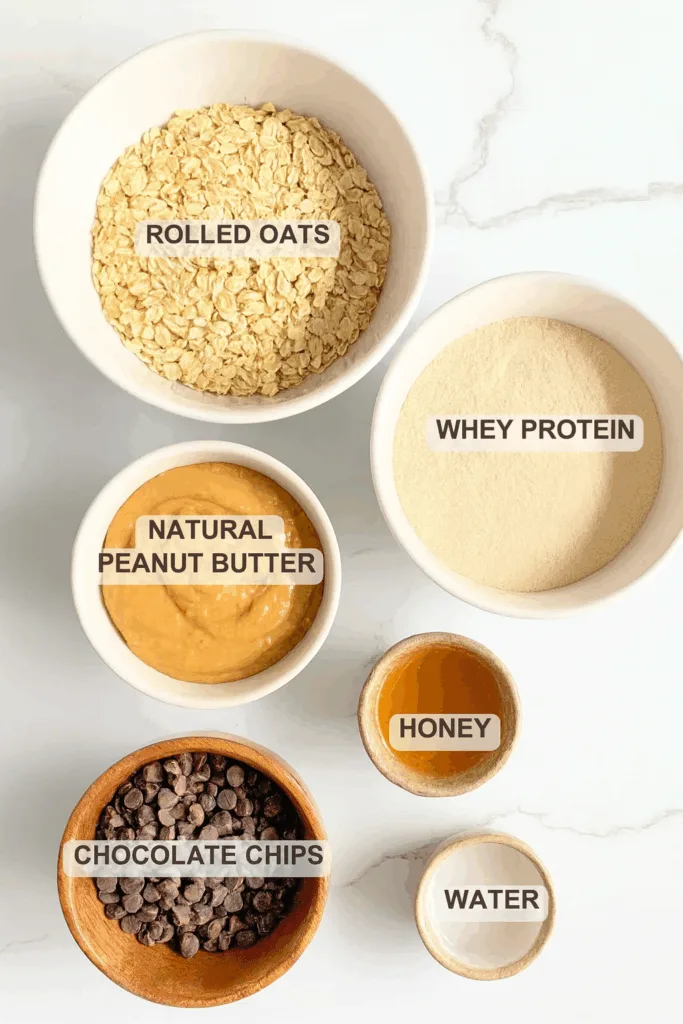 No-Bake Chocolate Chip Protein Balls