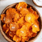 Baked Sweet Potato Chips with Sea Salt