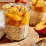 Peach Pie Overnight Oats