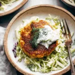 Salmon Burgers with Slaw