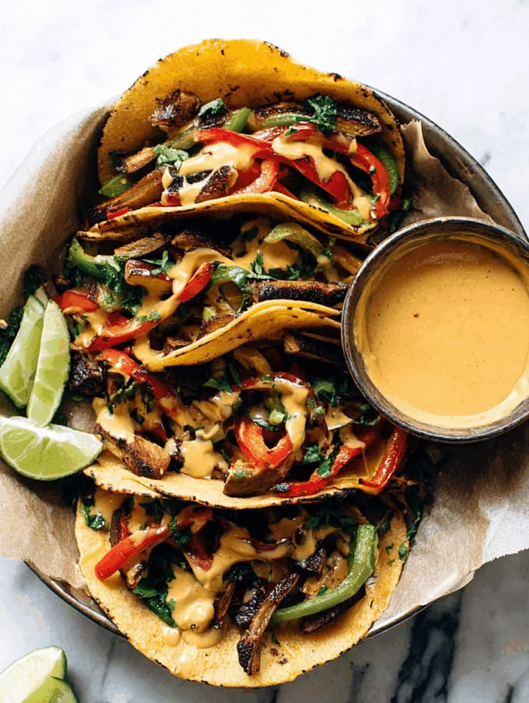 Vegan Sheet Pan Fajitas with Chipotle Queso