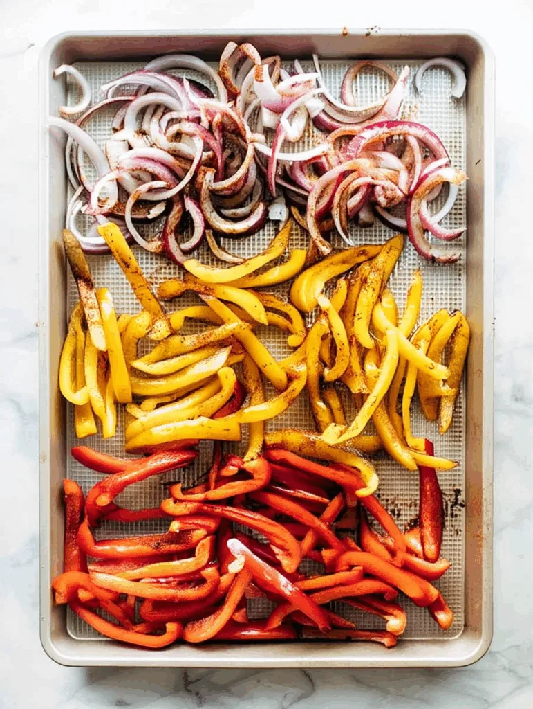 Vegan Sheet Pan Fajitas with Chipotle Queso