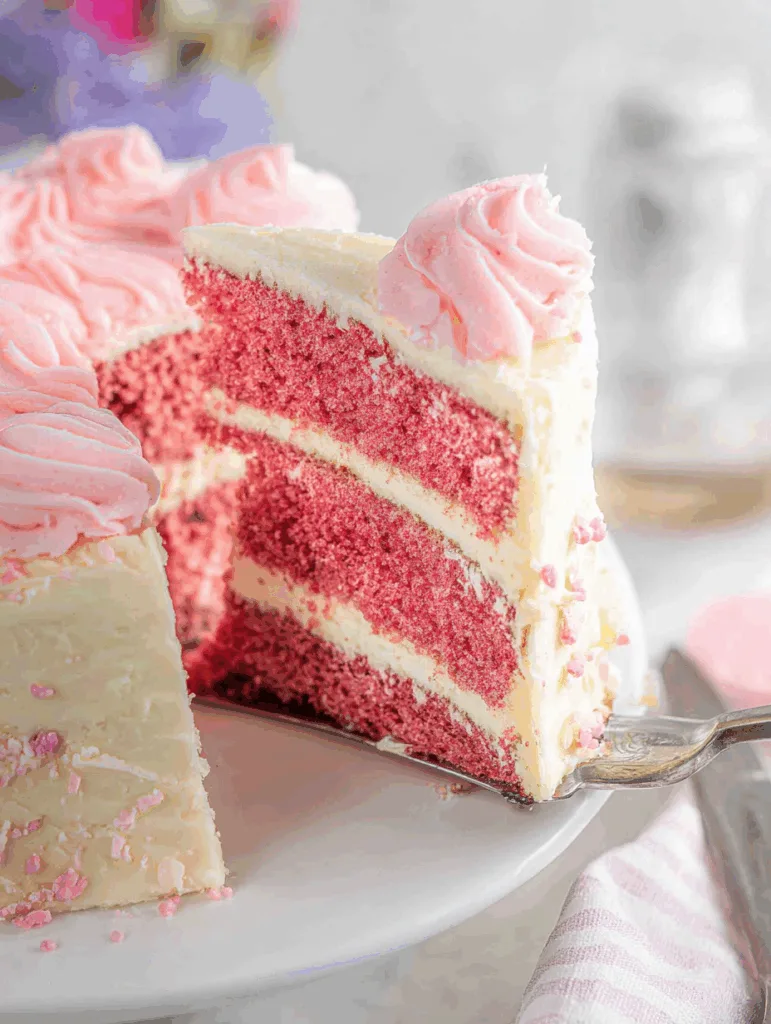 Mother’s Day Pink Velvet Cake
