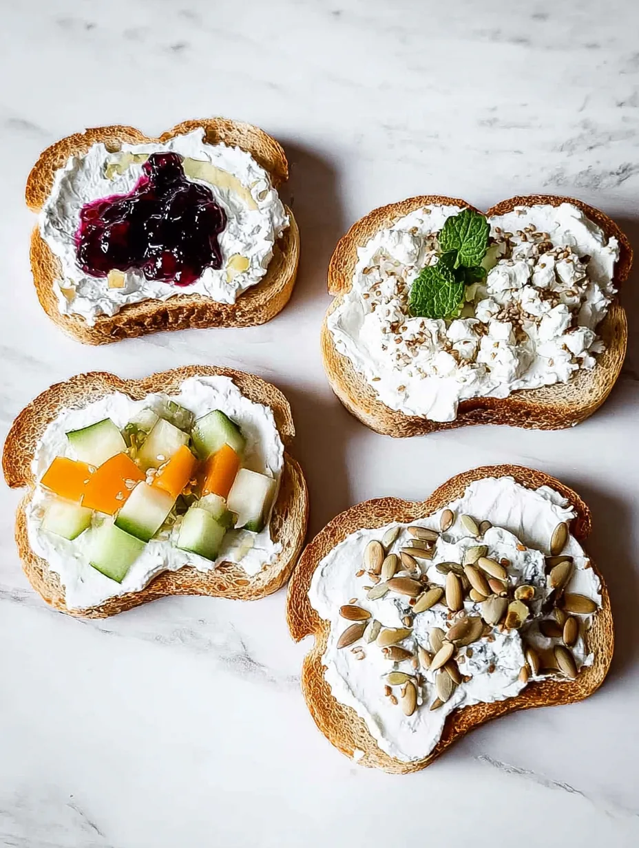 Savory Cottage Cheese Toasts with Seeds