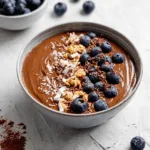 Chocolate Protein Smoothie Bowl (Vegan + 30g Protein)