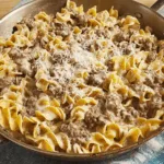 Budget Ground Beef Stroganoff