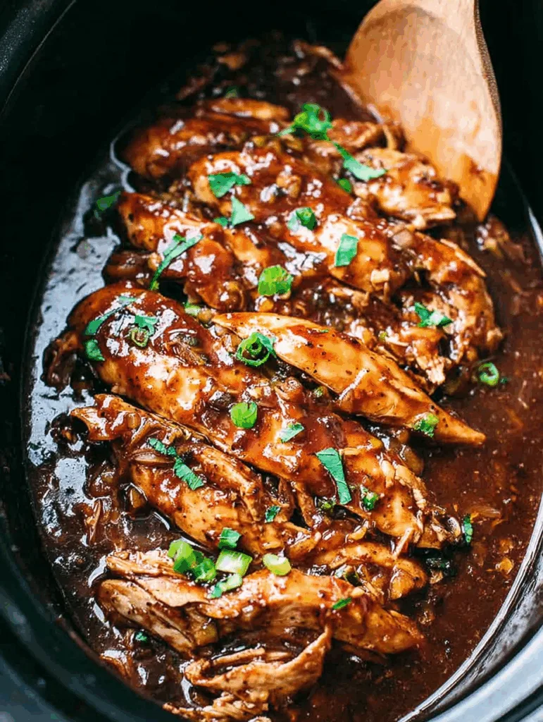 Crockpot Honey Garlic Chicken Breast