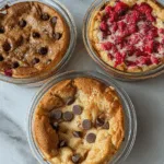 Baked Protein Pancake Bowls