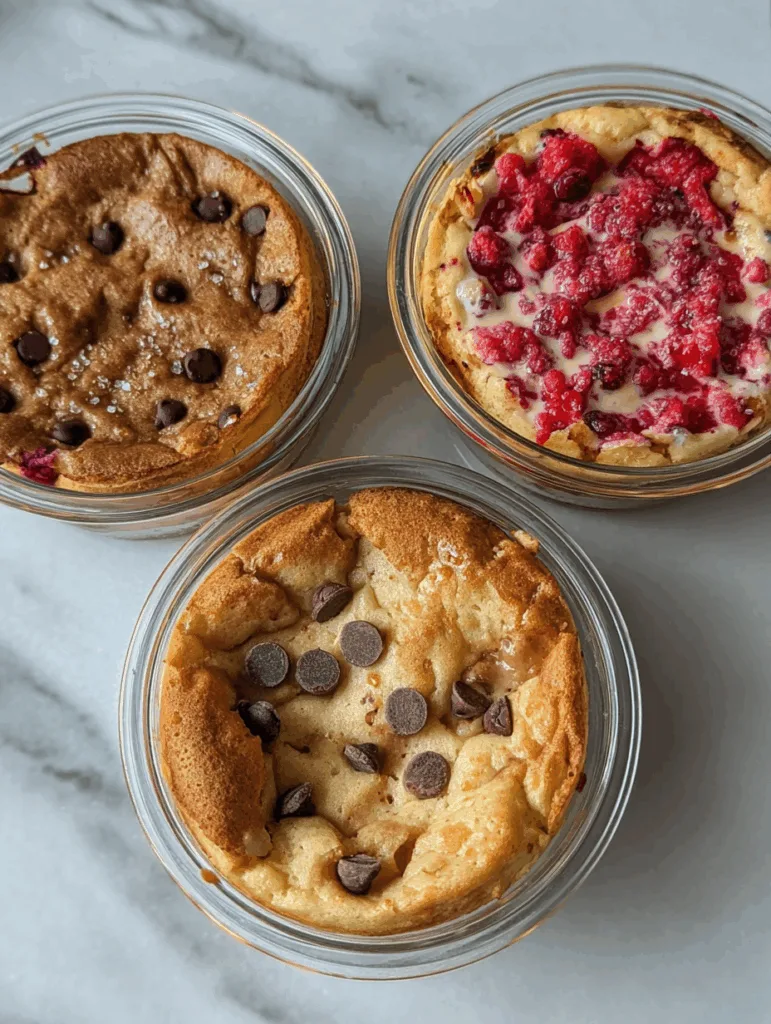 Baked Protein Pancake Bowls