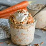 Carrot Cake Protein Overnight Oats (40g Protein)