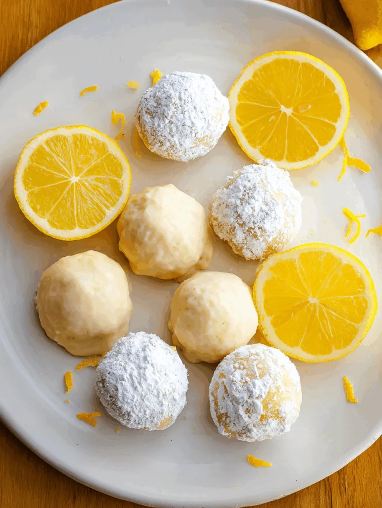 Lemon Truffles