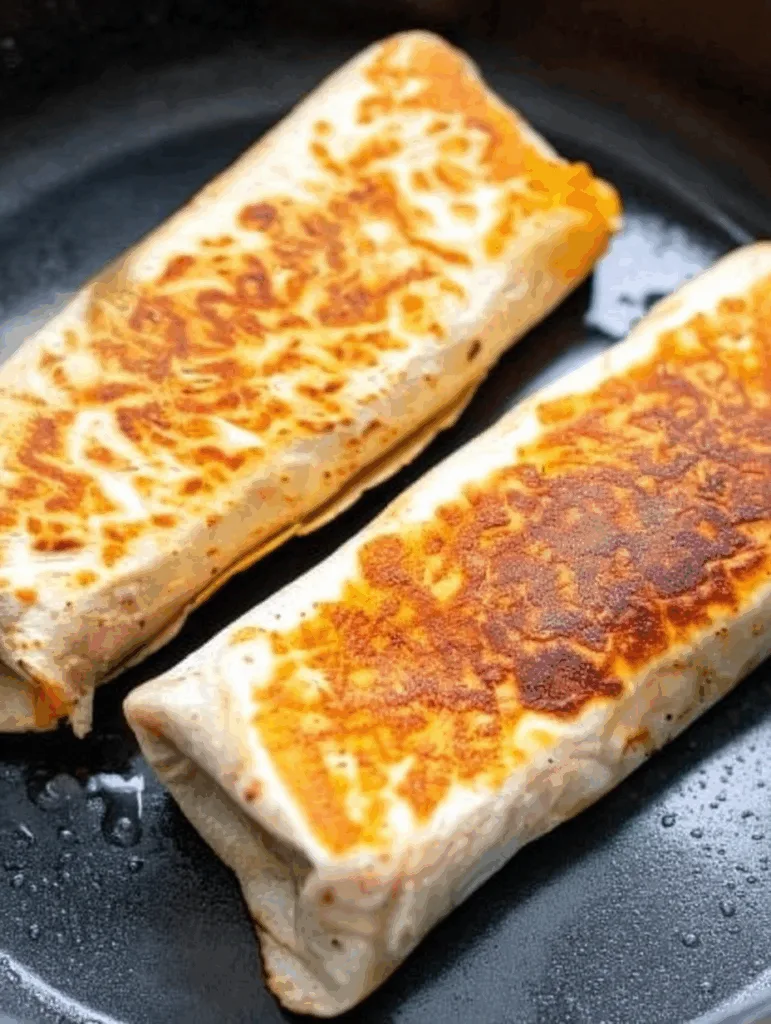 Cheesy Garlic Chicken Wraps