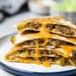 Cheeseburger Quesadilla