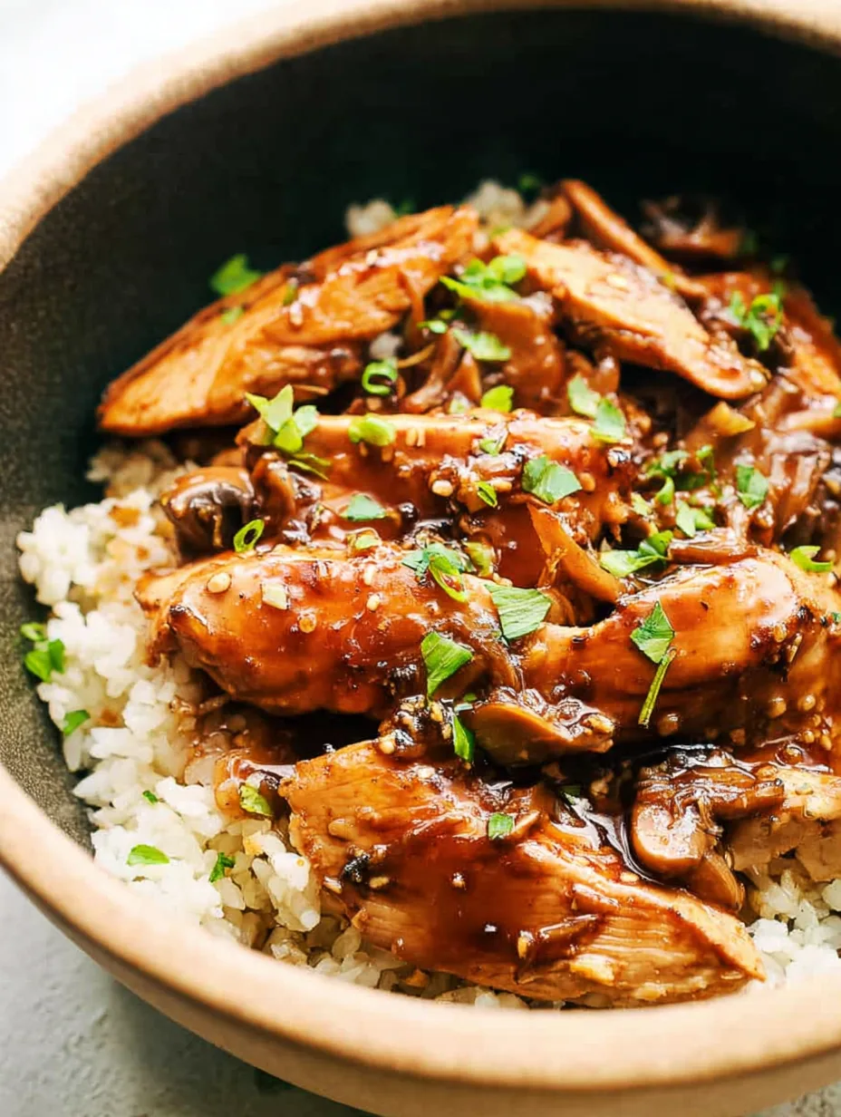 Crockpot Honey Garlic Chicken Breast