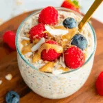 High-Protein Overnight Oats (30g Protein)
