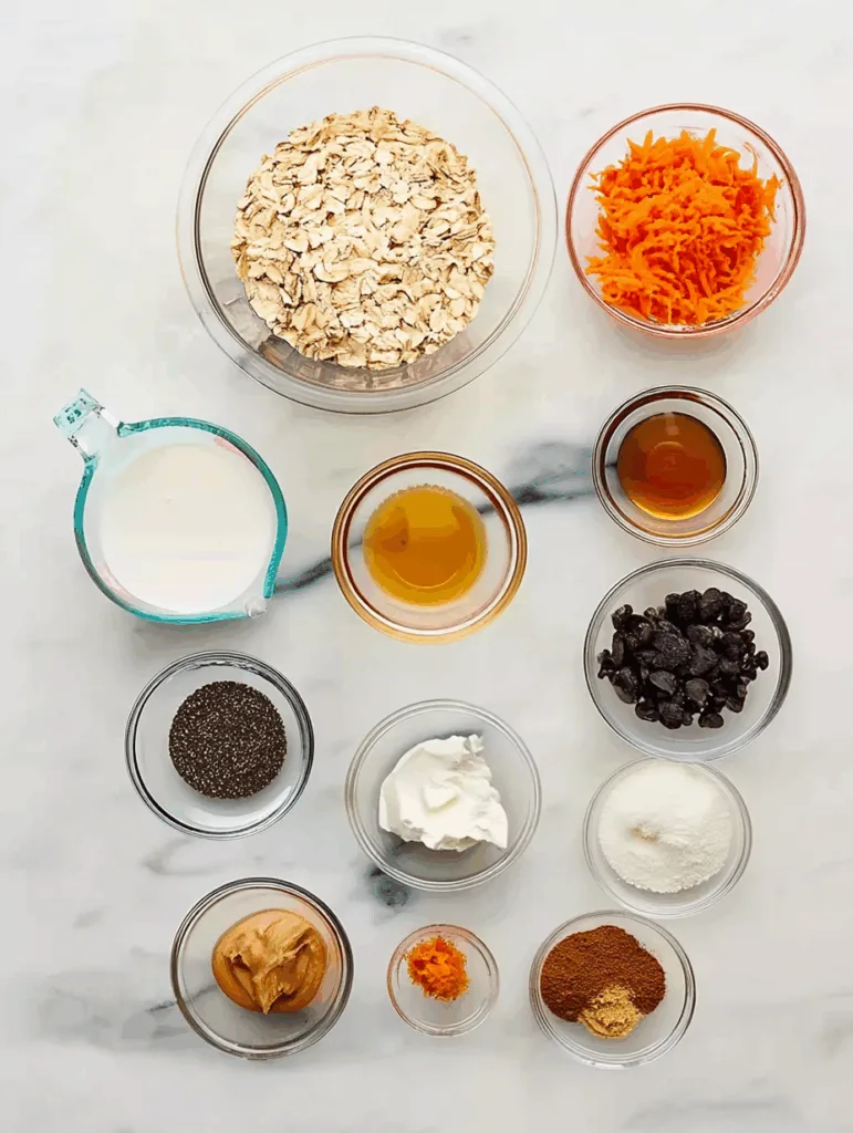 Carrot Cake Overnight Oats