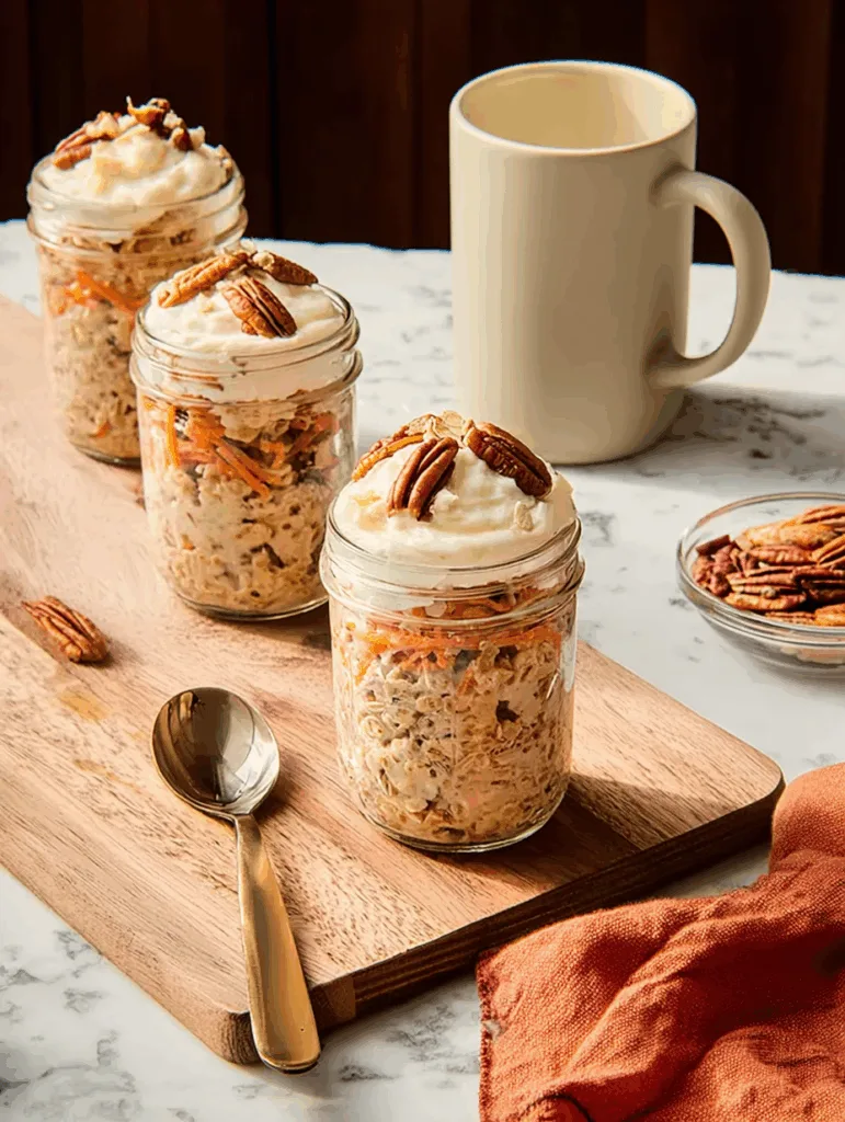 Carrot Cake Overnight Oats