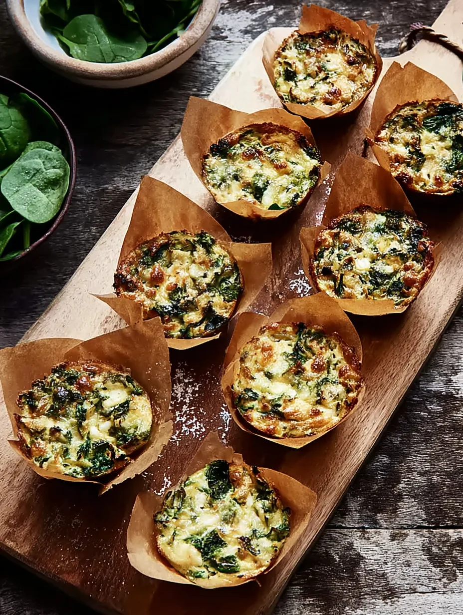 Greens-&-Gruyère Mini Quiches