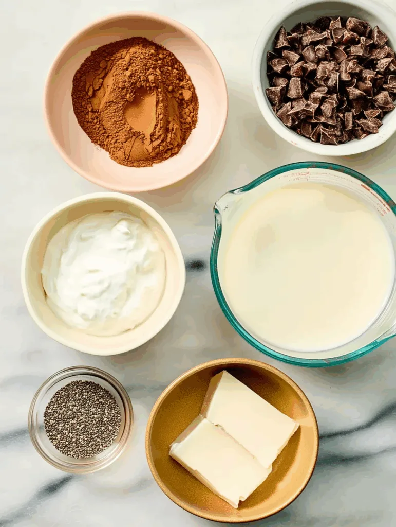 High-Protein Peanut Butter & Chocolate Chia Pudding