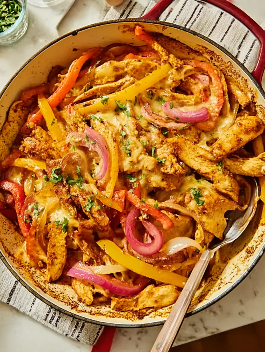 Chicken Fajita Casserole