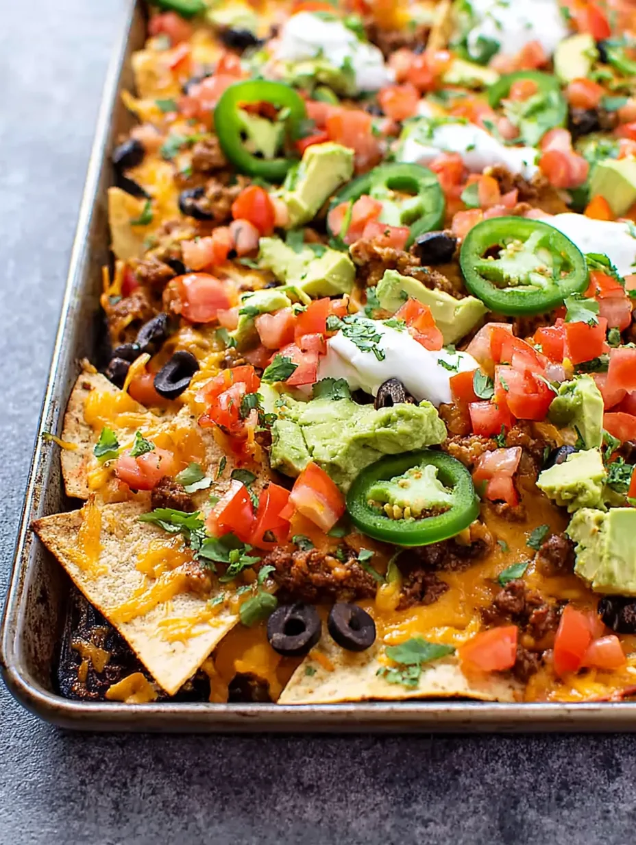 Quick and Easy Loaded Sheet Pan Nachos