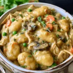 One Pot Gnocchi Chicken Pot Pie