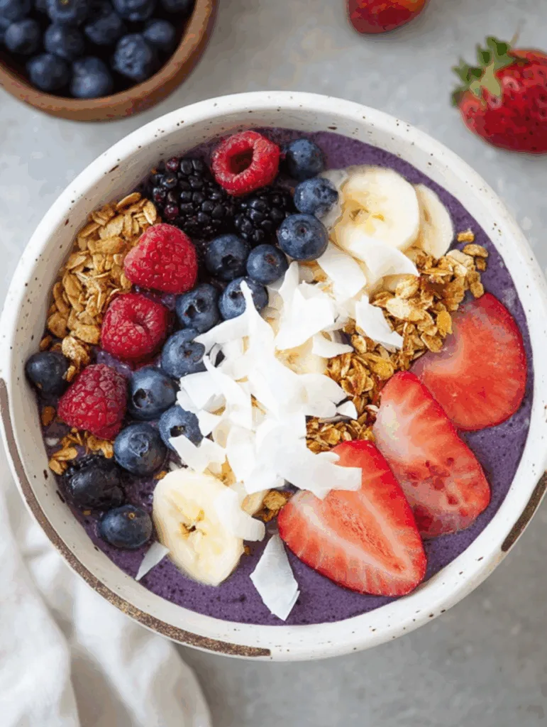 Protein Berry Smoothie Bowl