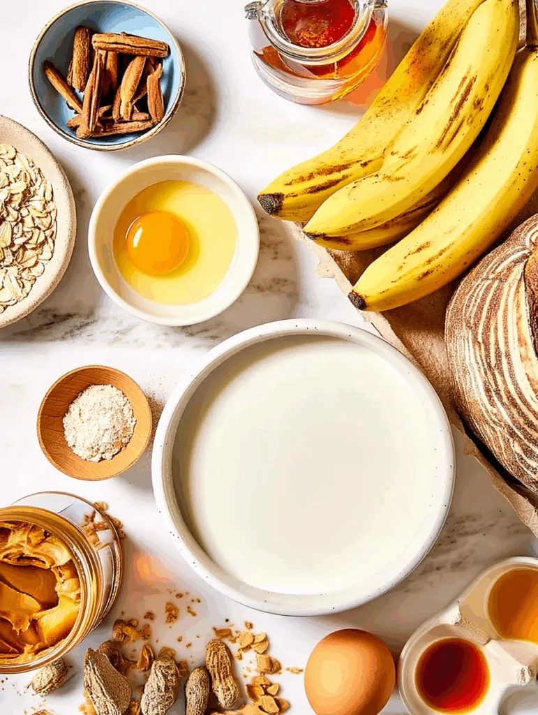 Peanut Butter-Banana French Toast Casserole