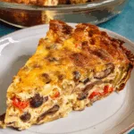 Black Bean & Pepper Jack Quiche (20g Protein)