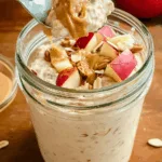 High-Protein Apple & Peanut Butter Overnight Oats