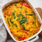 Cheesy Chicken Fajita Casserole