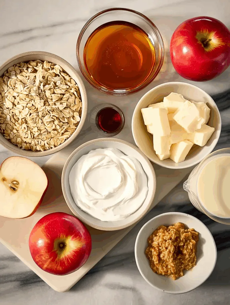 High-Protein Apple & Peanut Butter Overnight Oats