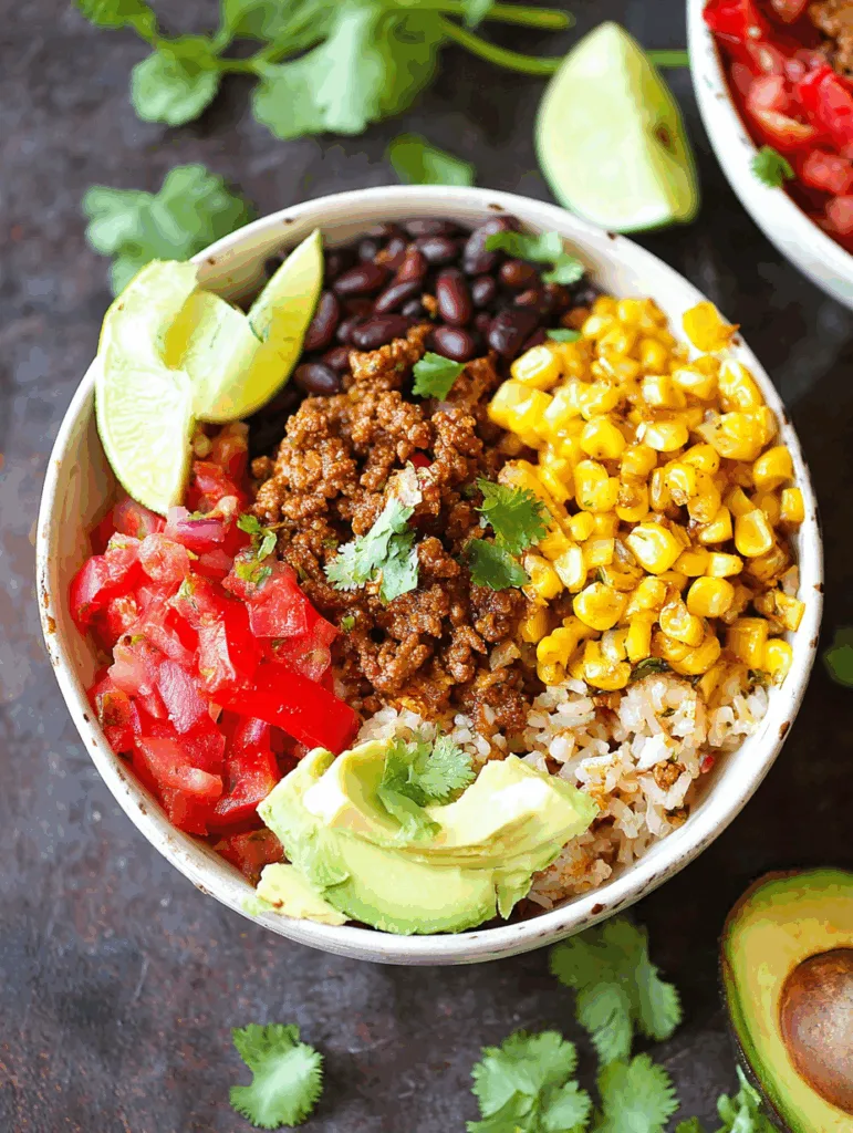Healthy Taco Rice Bowl