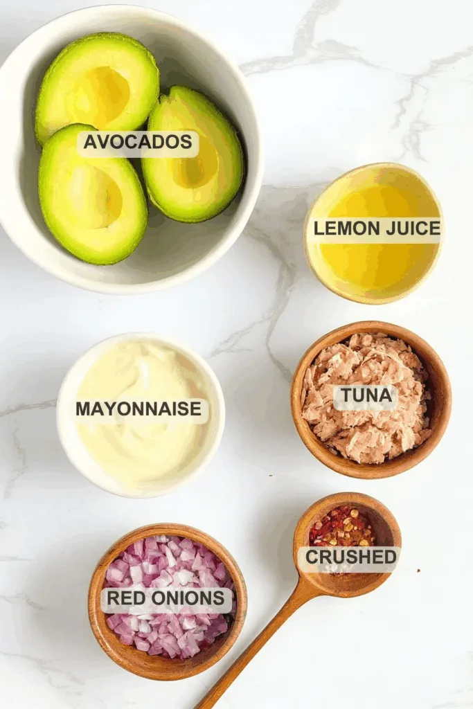 Tuna Avocado Boats (High Protein + Low Carb)