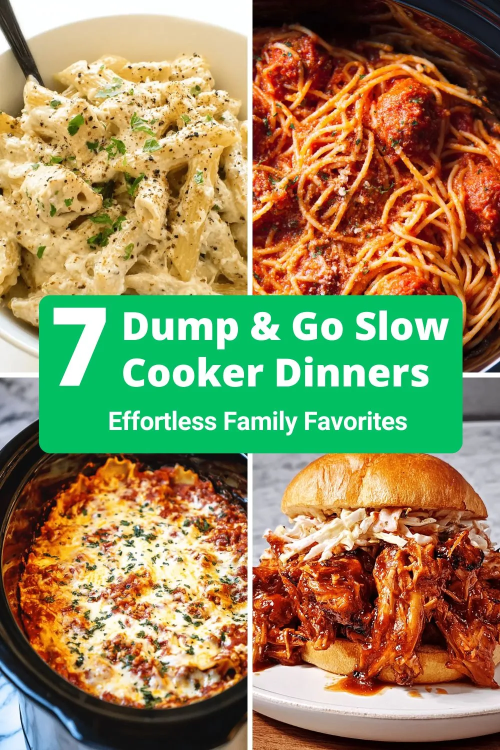 5 Easy Family Dinners: Dump & Go Slow Cooker Meals