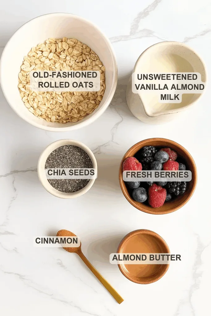 High-Protein Overnight Oats (30g Protein)