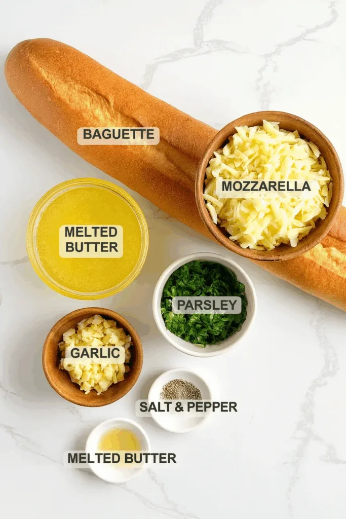 Cheesy Pull-Apart Garlic Bread with herbs