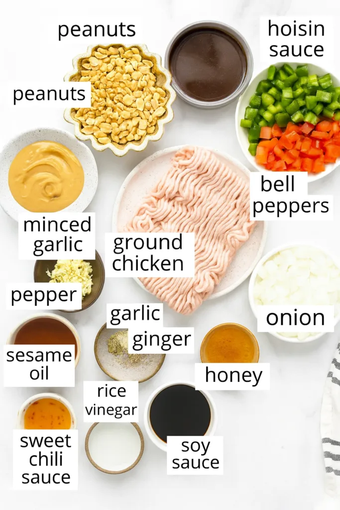 Ground Chicken Lettuce Wraps