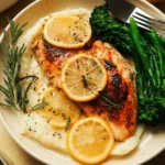 Healthy Baked Lemon Herb Chicken