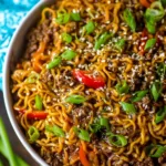 Slow Cooker Beef Ramen Noodles