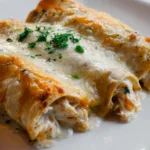 Creamy Protein Chicken Enchiladas