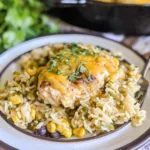 Salsa Verde Chicken & Rice Skillet