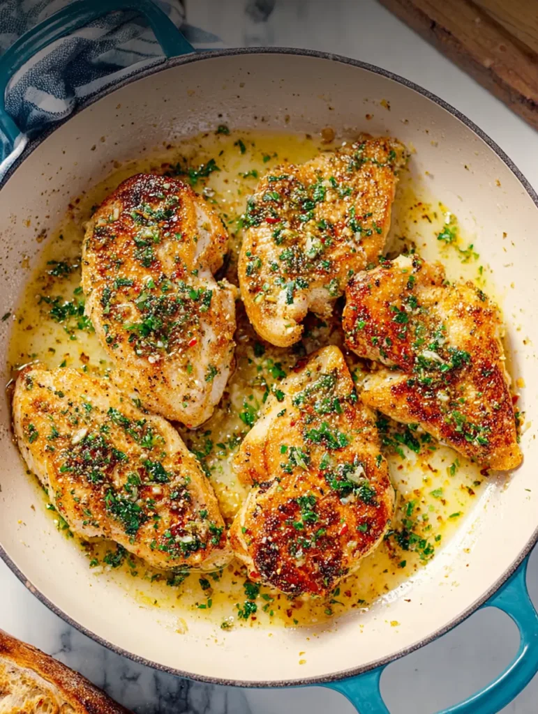 5-Ingredient Garlic Butter Chicken Breasts
