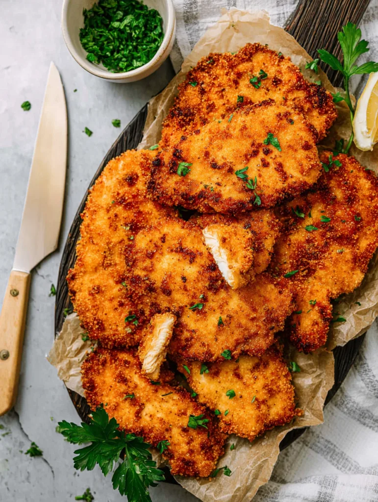 Crispy Air Fryer Chicken Cutlets