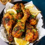Air Fryer Lemon Garlic Drumsticks