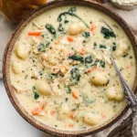 Easy Rotisserie Chicken Gnocchi Soup