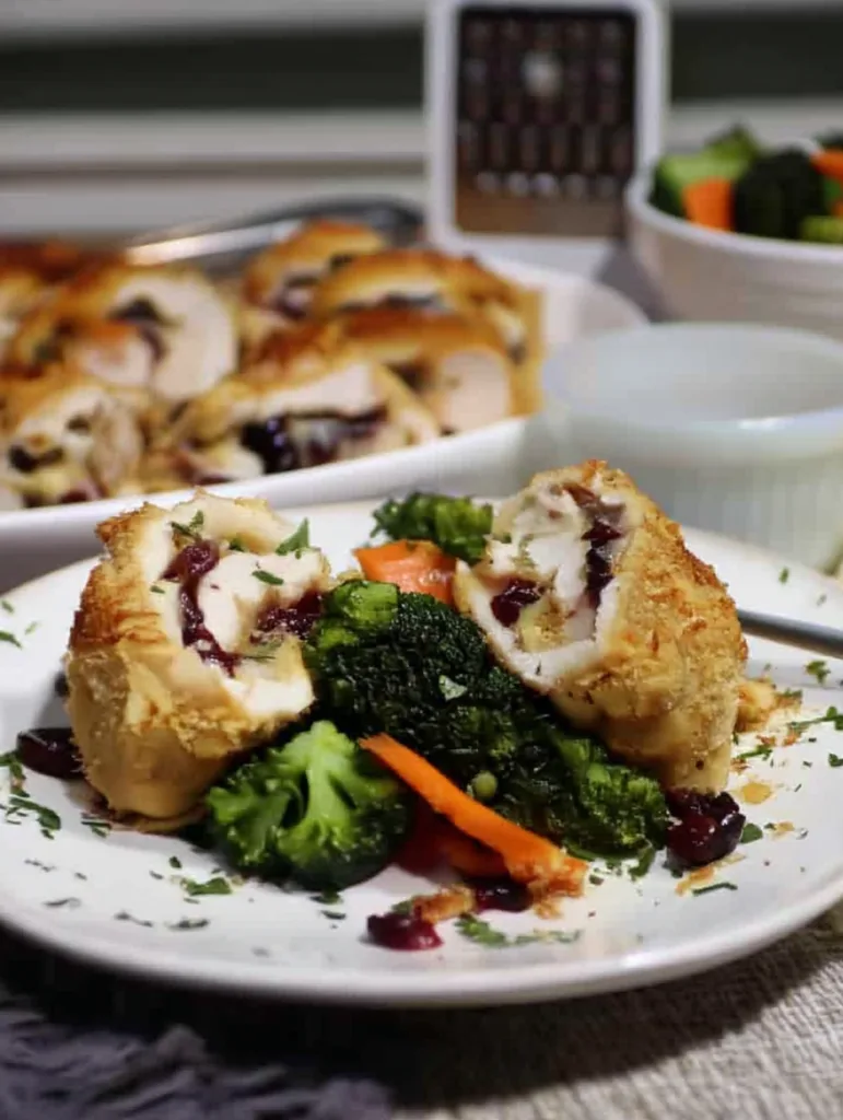 Impressive Cranberry Brie Stuffed Chicken