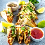 Crispy Chicken Wonton Tacos