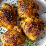 Baked Ranch Seasoning Chicken Thighs