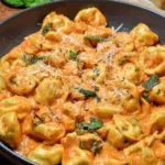 Slow Cooker Italian Chicken Tortellini